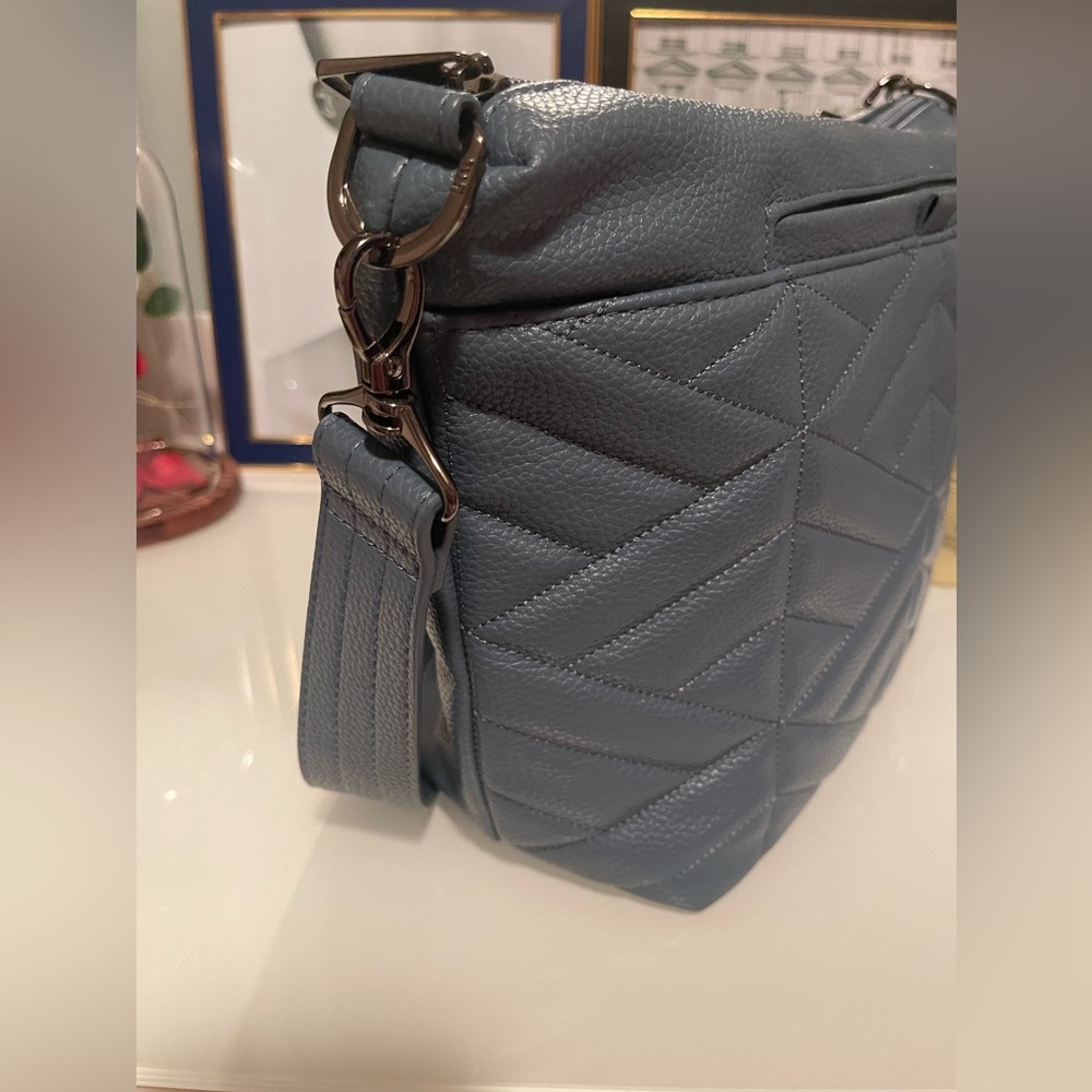 NWOT Lug VL Flare XL crossbody / shoulder bag with 2 straps in slate blue NEW! - Picture 14 of 16
